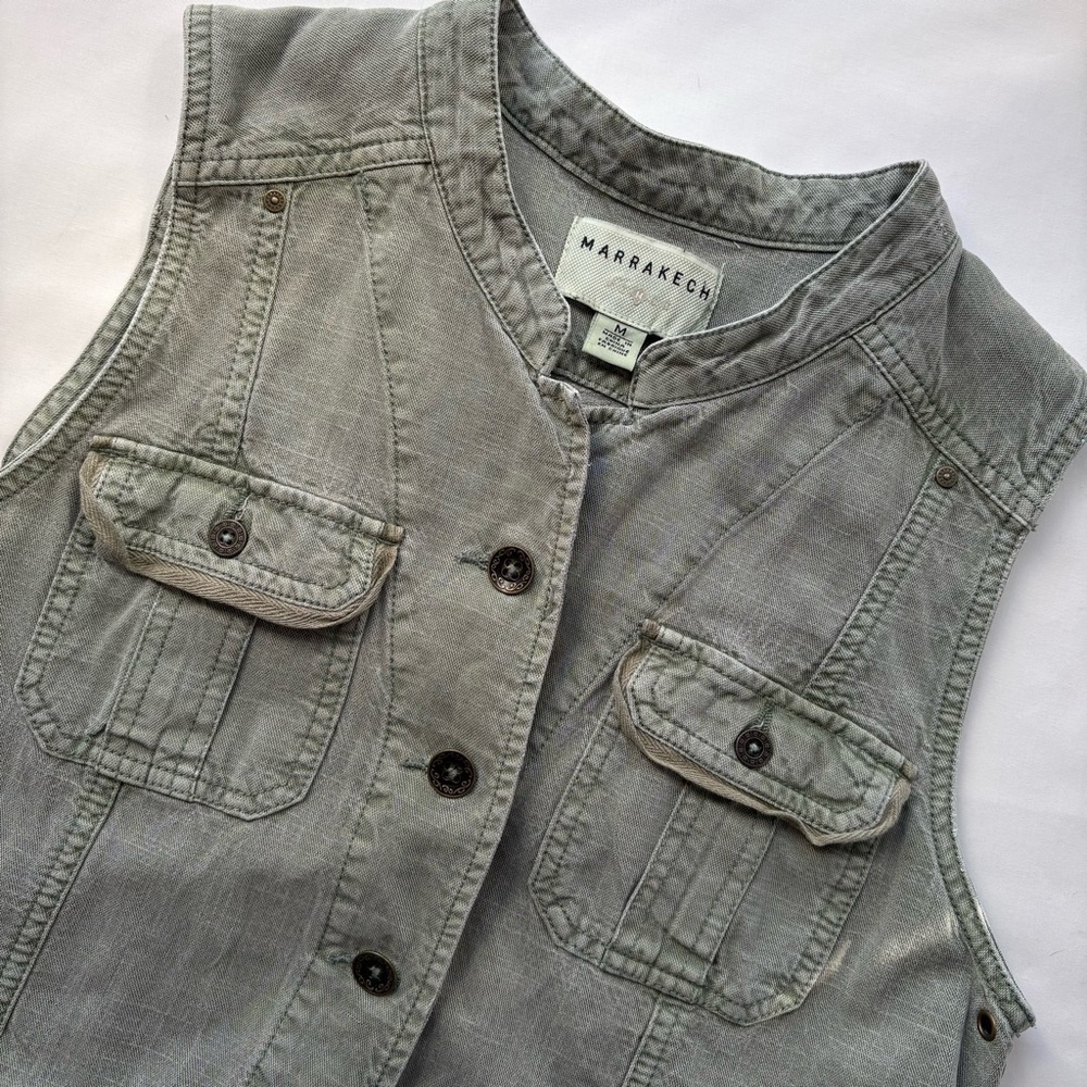 Anthropologie Marrakech Gigi Utility Romper Size Medium